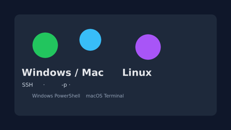 Windows PowerShell 或 Mac 终端连接 Linux 服务器教程-速维云