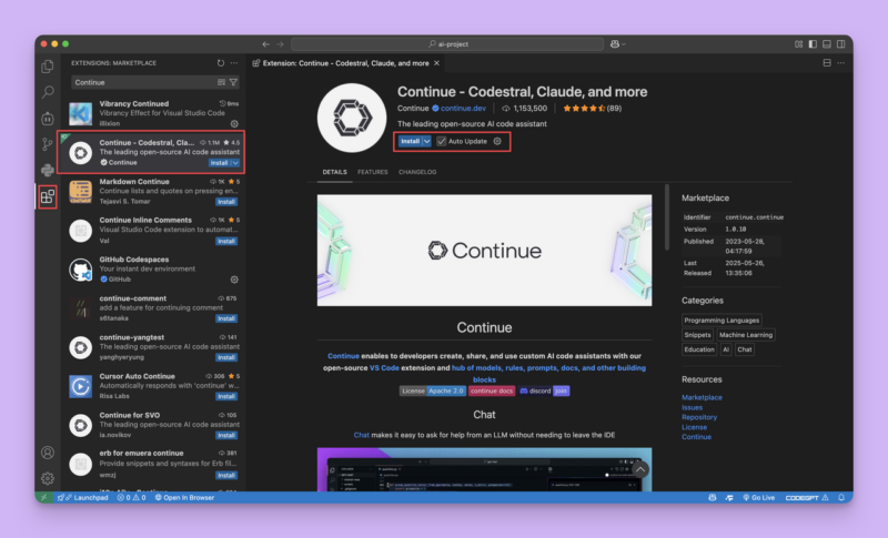 Continue 接入 APIporter 教程：在 VS Code 中配置聊天模型与 API 接口-速维云