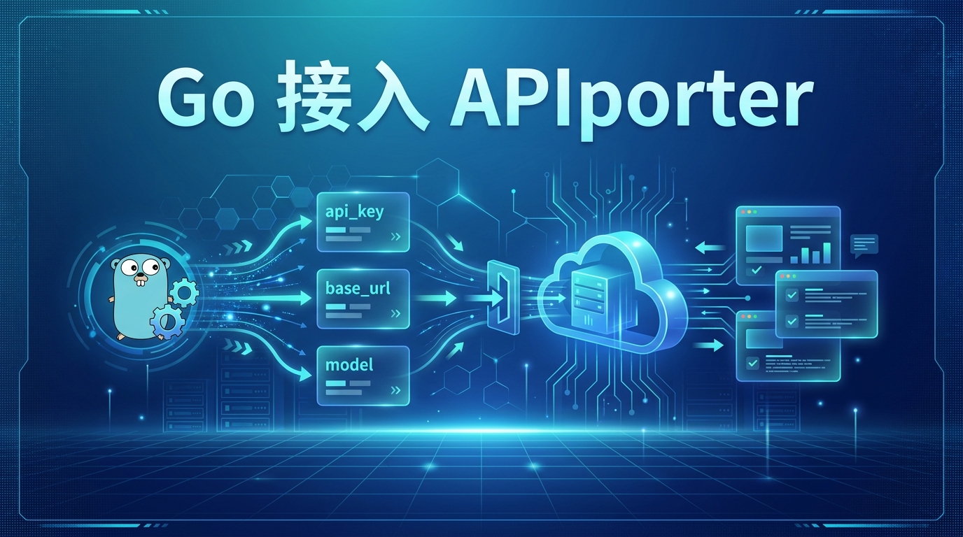 Go 接入 APIporter 开发者海报图