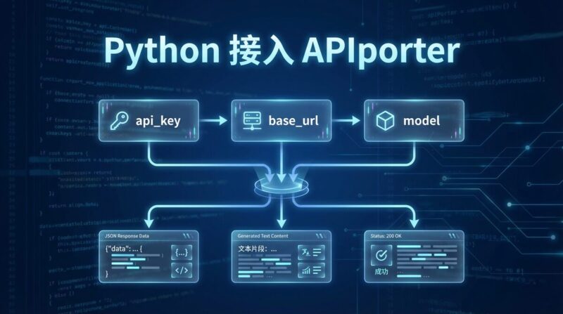 Python 接入 APIporter 教程：使用 OpenAI 兼容格式调用聊天模型-速维云