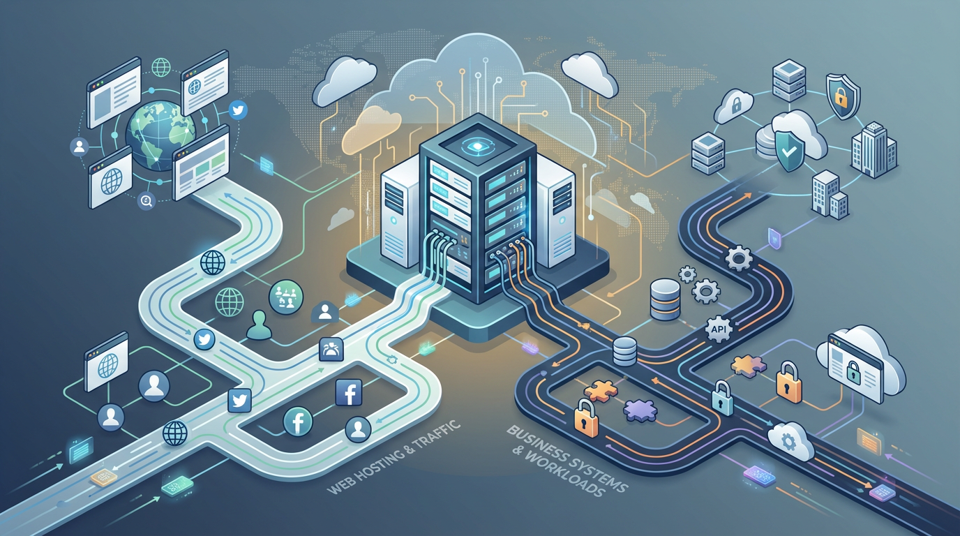 为什么同样是海外服务器，有的适合建站，有的更适合跑业务系统？