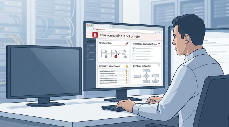 为什么 SSL 证书明明已经部署了，浏览器还是提示不安全？-速维云