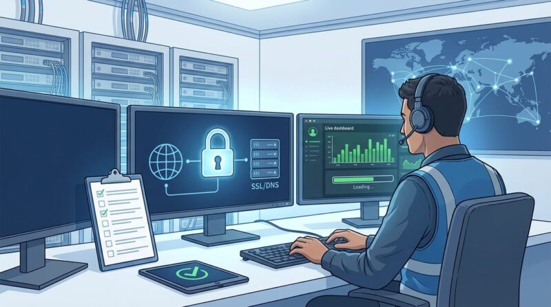 新站上线前的技术检查清单：域名、证书、服务器和监控-速维云