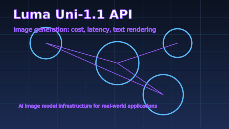 Luma开放Uni-1.1 API，图像生成模型开始拼价格、延迟和文字能力-速维云