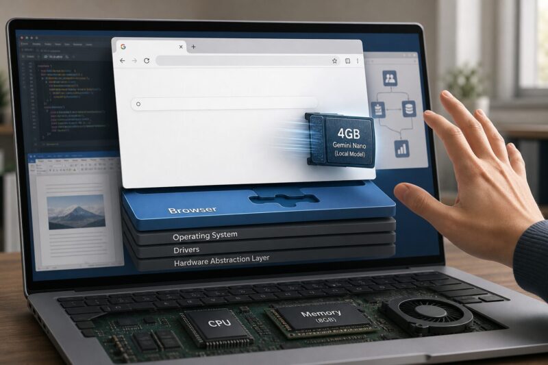 Chrome静默安装Gemini模型引争议,AI竞争开始进入基础软件层-速维云