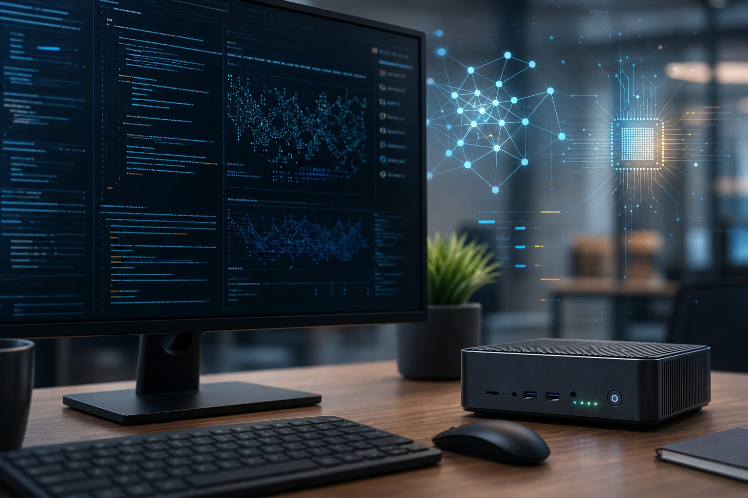 AI训练框架与芯片代码工作站示意图