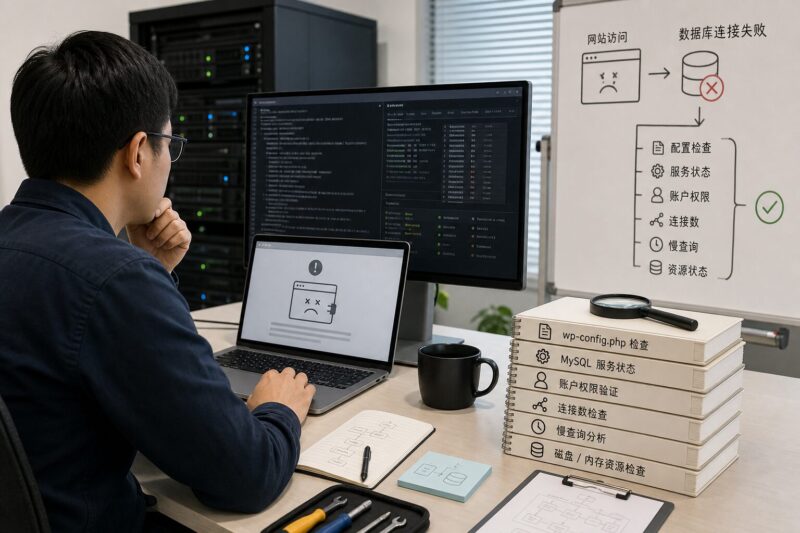 WordPress 数据库连接失败怎么办?从配置到 MySQL 服务的排查流程-速维云