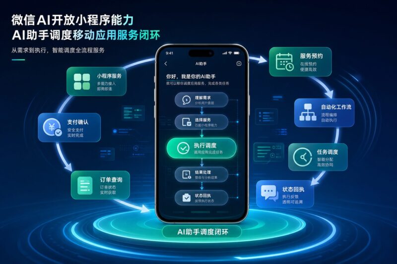 微信AI开放小程序操作后,超级入口之争从聊天走向服务闭环-速维云