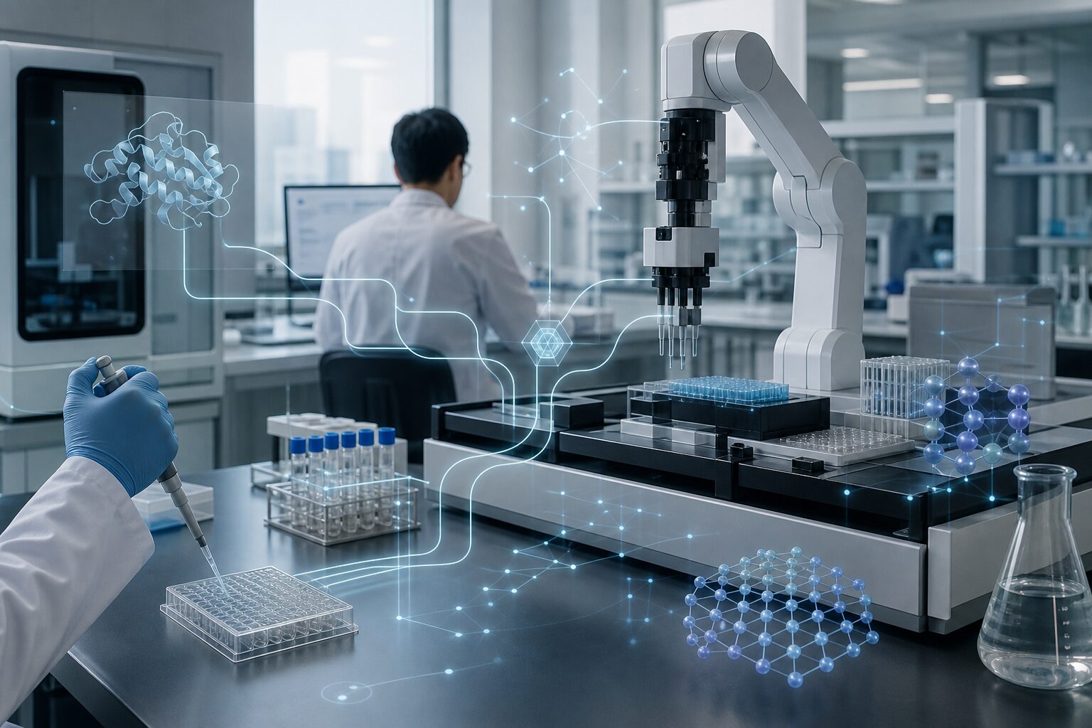 AI智能体辅助生命科学实验室自动化